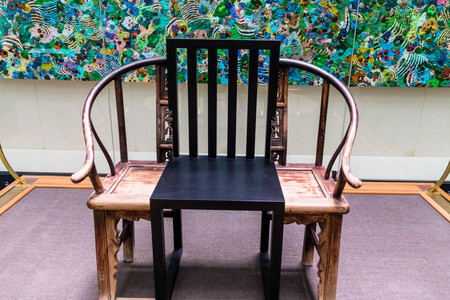 "King chair", 2005, by Shao Fan from Beijing, China. Victoria and Albert museum. Londonのeditorial素材