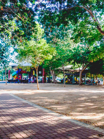 Children playground an small park