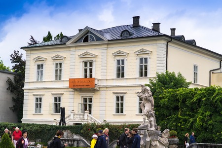 Salzburg, Austria - July 15,2017: Mirabell garden is the most beautiful park in the cityのeditorial素材