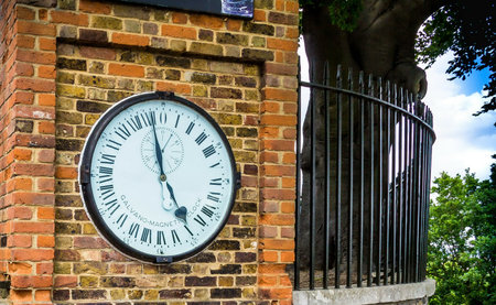Shepherd gate clock at Royal Greenwich Observatory. The network of master and slave clocks was...