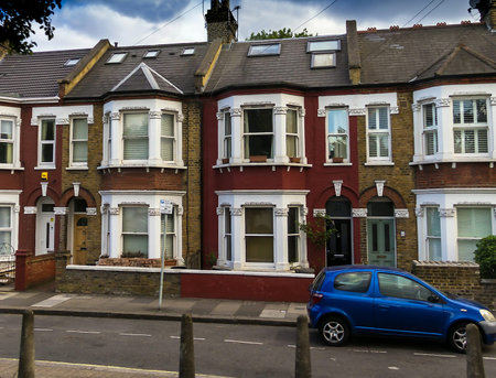 Historic Buildings in English style in Hammersmith, London