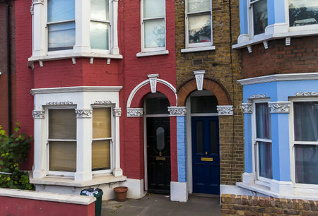 Historic Buildings in English style in Hammersmith, London