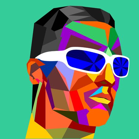 Abstraction of the man\\\\\\\\のイラスト素材