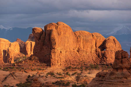Arches National Park in Utah, USA. Landscapes of the American Southwest.の写真素材