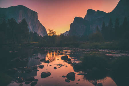 Yosemite National Park, California, United States of America.の写真素材