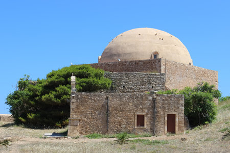 Ancient mosque at summer dayのeditorial素材