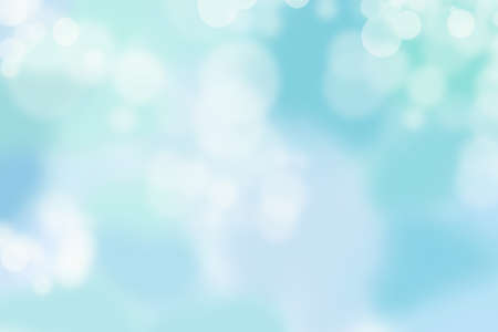 blue bokeh abstract light backgroundの写真素材