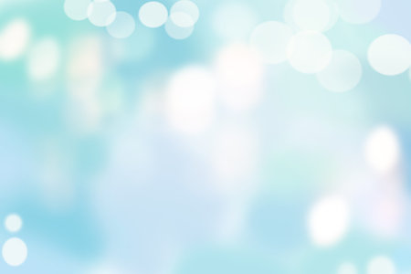 blue natural background of out of focus bokeh