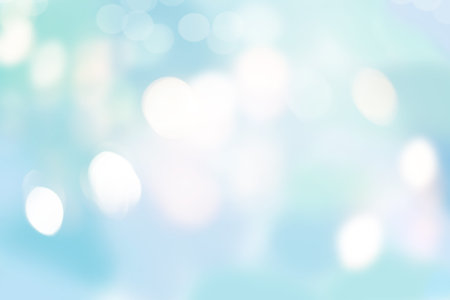 Blue and white bokeh bacgroung from naturalの写真素材