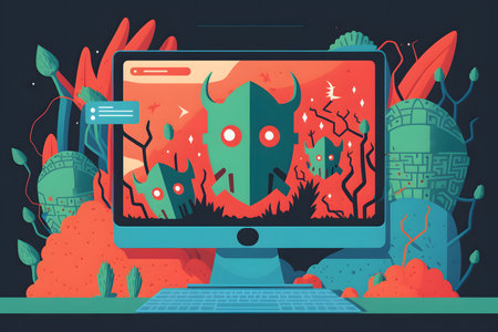 Protecting your computer from virusesの素材