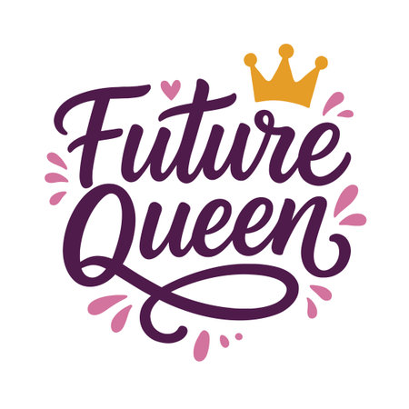 Future Queen - Funny Design for Girls' Apparel and Giftsの写真素材