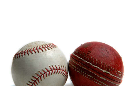 Cricket was the predecessor of the game of baseball by about 500 yearsの写真素材