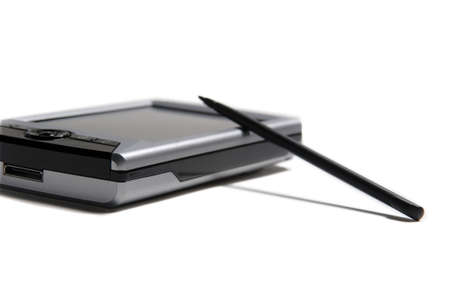 Personal Digital Assistant with stylusの写真素材