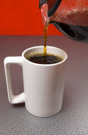 Blank White coffee mug, add your own text or grafficの写真素材