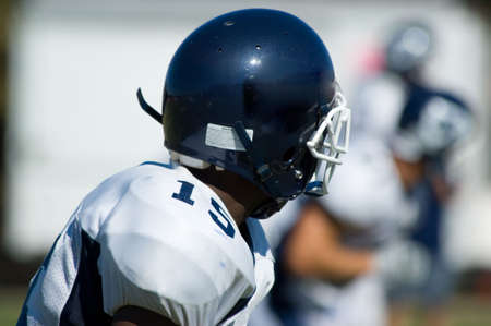 American Football played by young menの写真素材