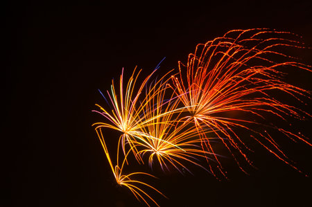 A fireworks display on the fourth of July - Independence Day