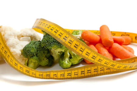 Various fresh vegetables on a white backgroundの写真素材