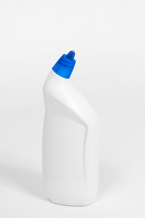 Detergent bottles, white plastic bottleの写真素材