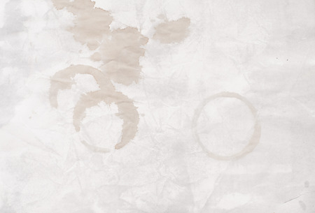 Paper texture with spot from coffeeの写真素材