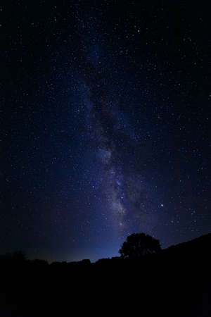 milky way starsの写真素材