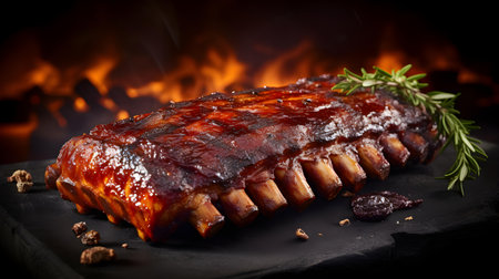 Juicy and Flavorful BBQ Ribsの素材