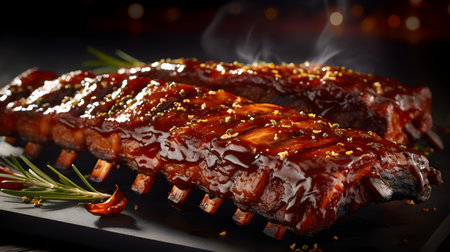 Juicy and Flavorful BBQ Ribsの素材