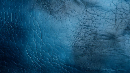 Blue Leather Texture Backgroundの素材