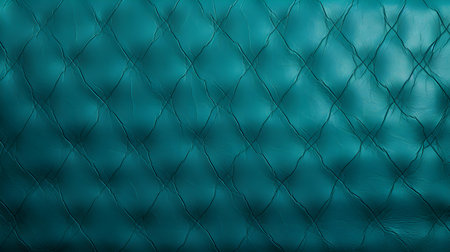 Cyan Leather Texture Backgroundの素材