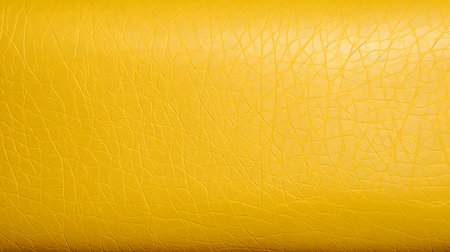 Yellow leather texture backgroundの素材