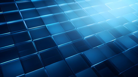 Grid texture in blue colors. Futuristic backgroundの素材