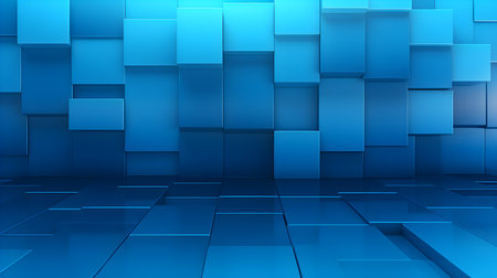 Grid texture in blue colors. Futuristic backgroundの素材