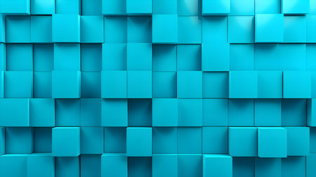 Grid texture in cyan colors. Futuristic backgroundの素材