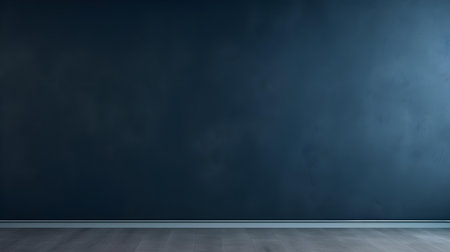 Orange wall with beautiful lighting. Elegant minimal background for product presentation.の素材