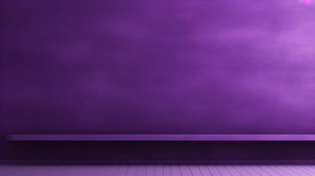 Silver wall with beautiful lighting. Elegant minimal background for product presentation.の素材