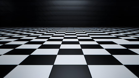 Checkerboard Pattern in Black Colors. Simple and clean backgroundの素材