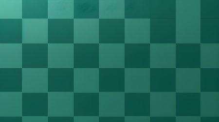 Checkerboard Pattern in Emerald Colors. Simple and clean backgroundの素材