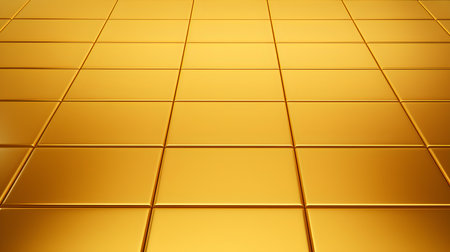 Checkerboard Pattern in Gold Colors. Simple and clean backgroundの素材