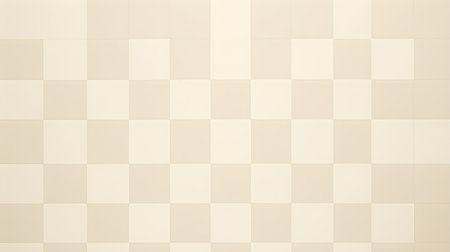 Checkerboard Pattern in Ivory Colors. Simple and clean backgroundの素材