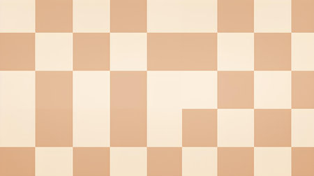 Checkerboard Pattern in Light Brown Colors. Simple and clean backgroundの素材