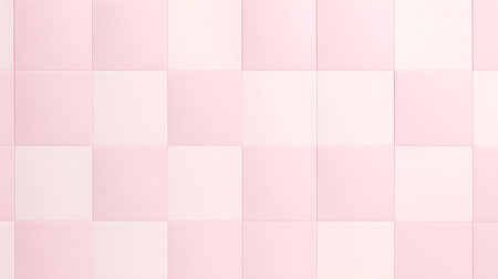 Checkerboard Pattern in Light Pink Colors. Simple and clean backgroundの素材