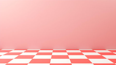 Checkerboard Pattern in Light Red Colors. Simple and clean backgroundの素材