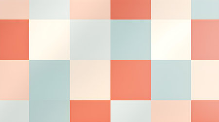 Checkerboard Pattern in Multicolor Colors. Simple and clean backgroundの素材