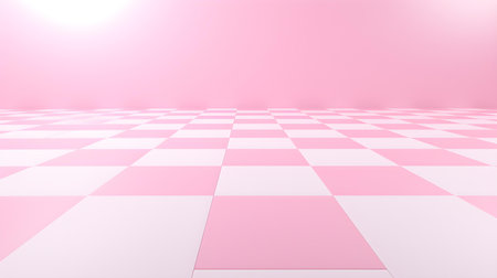 Checkerboard Pattern in Pink Colors. Simple and clean backgroundの素材