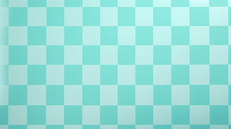 Checkerboard Pattern in Turquoise Colors. Simple and clean backgroundの素材
