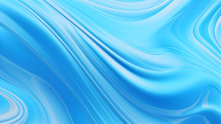Abstract Cyan Fluid Wave Background for Modern Presentationsの素材
