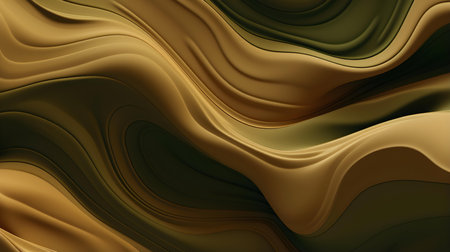 Abstract Khaki Fluid Wave Background for Modern Presentationsの素材