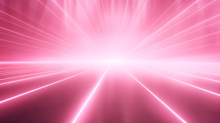3D Render of Light Pink Light Rays. Abstract backgroundの素材