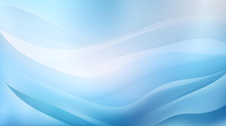 Gradient background fading from light blue to white. Professional presentation templateの素材