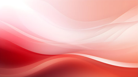 Gradient background fading from light red to white. Professional presentation templateの素材
