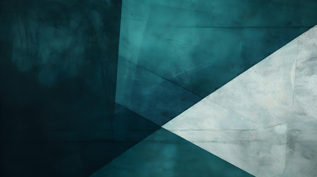 Minimalist turquoise background with calming shapes and textures. Abstract backdropの素材